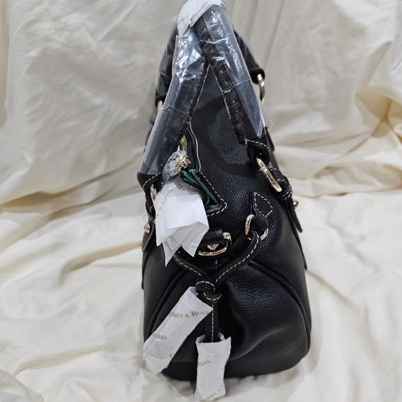 Giftaway Dooney & Bourke Sorrento Satchel Black or Beige Winners Choice - Picture 9 of 14